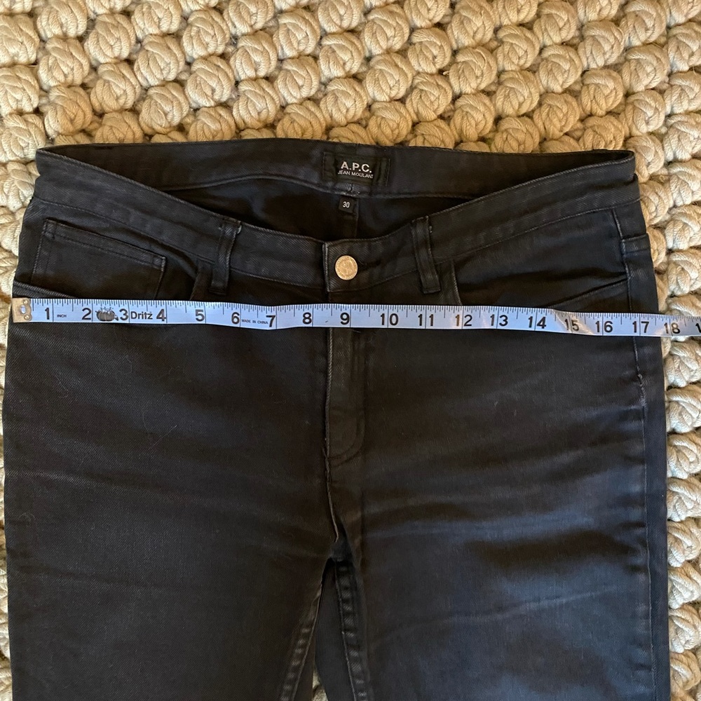 Worn a.p.c straight leg jeans